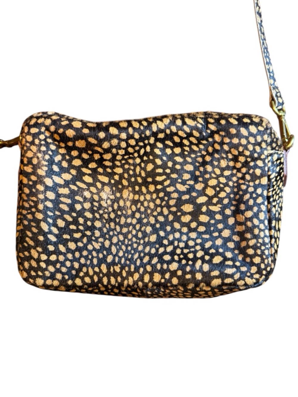 Madewell The Transport Camera Crossbody Bag in Leopard Print Calf Hair - Picture 7 of 13